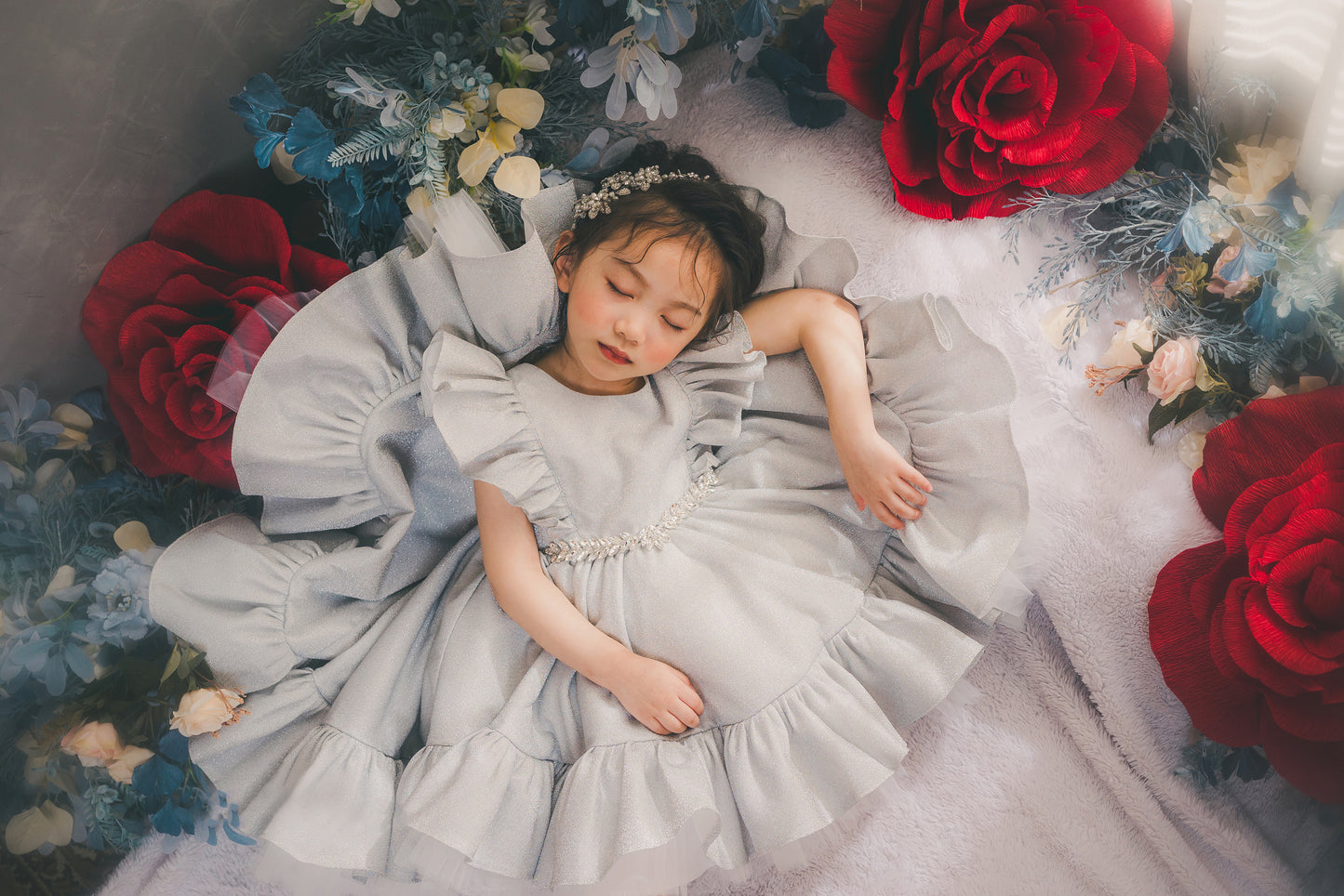 Diamond Foxtrot - Silver White Lurex Dress