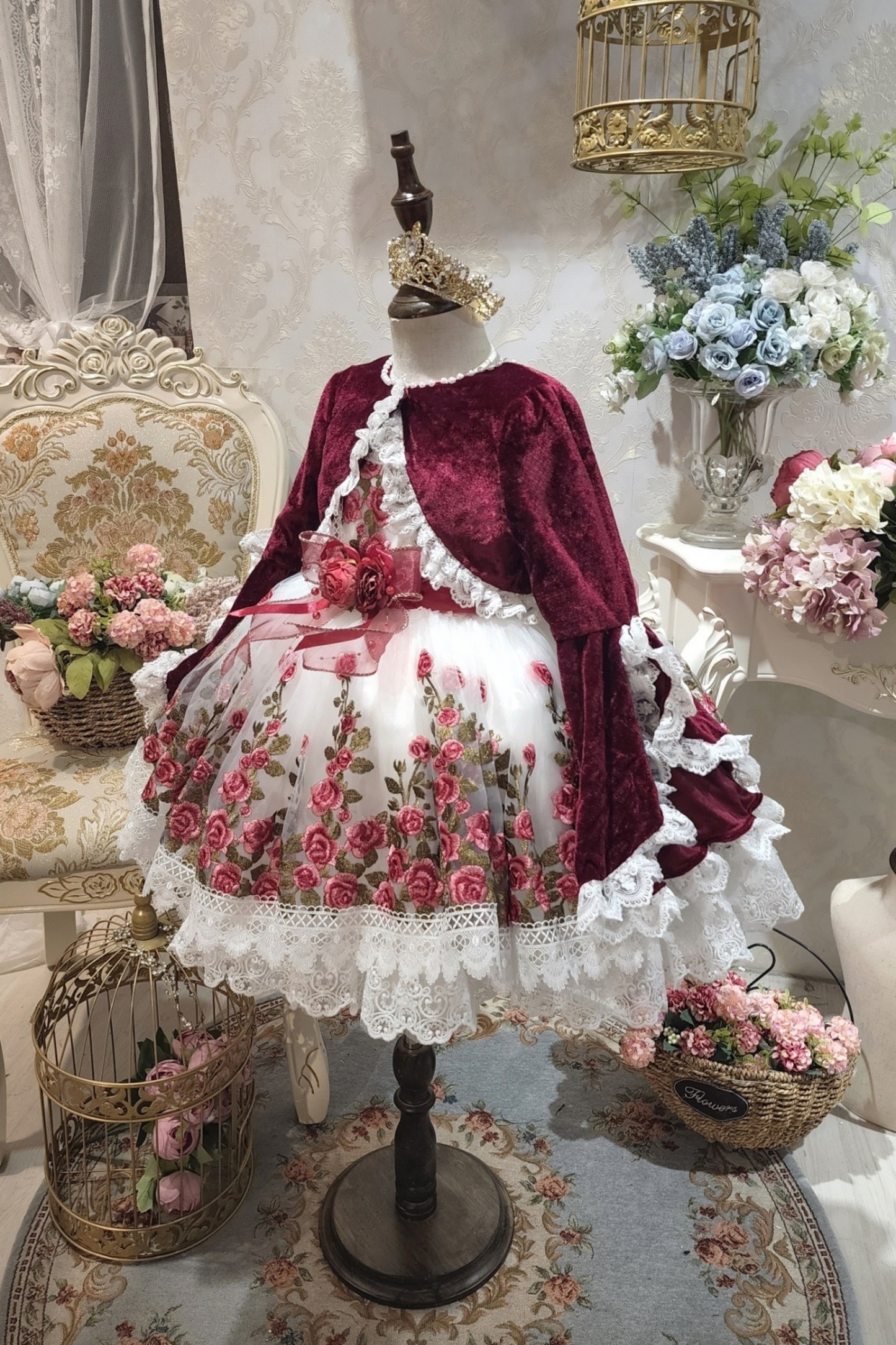 Tudor Rose Set (Dress + Jacket)