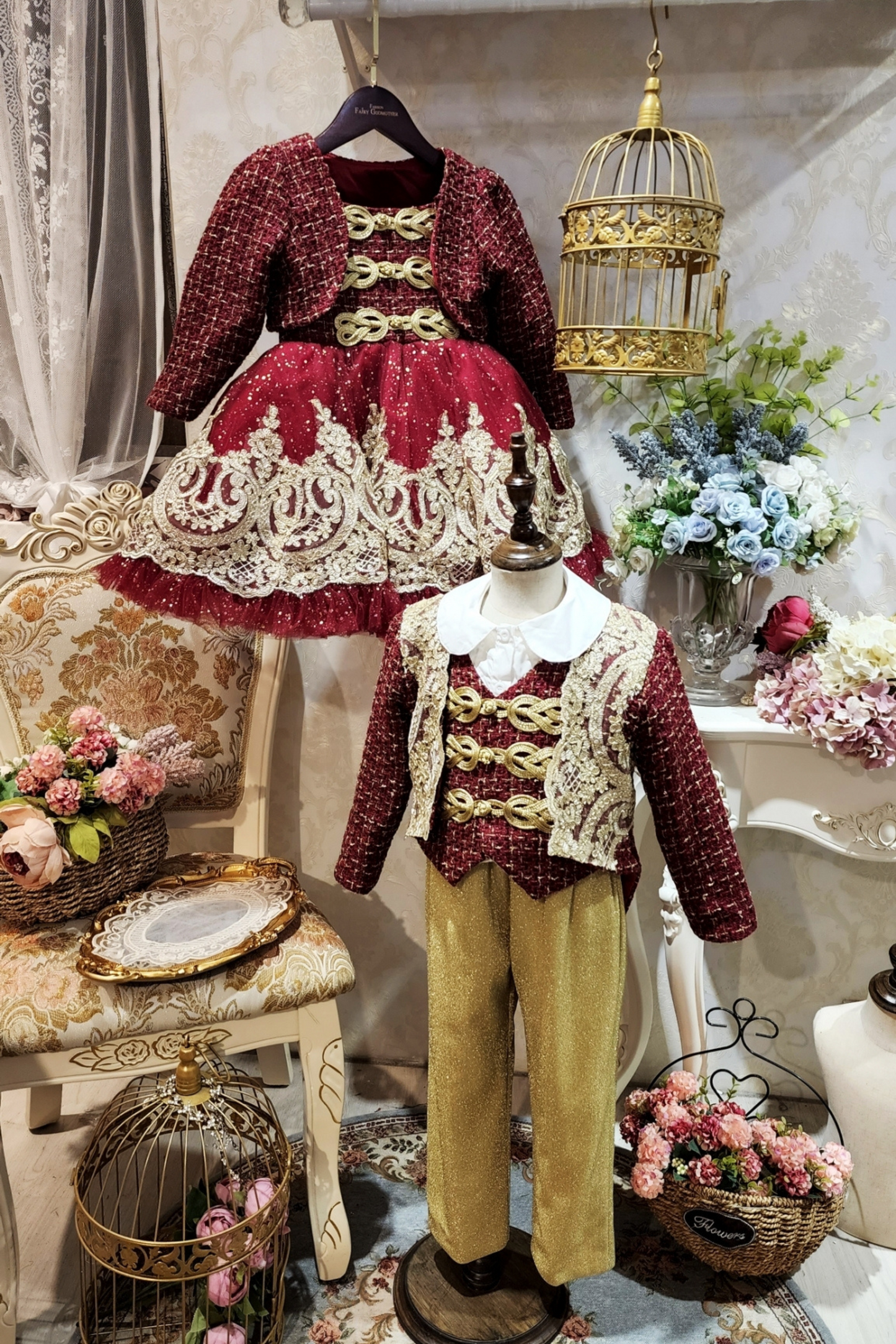 Nutcracker Boy Set (Jacket + Vest + Trousers)