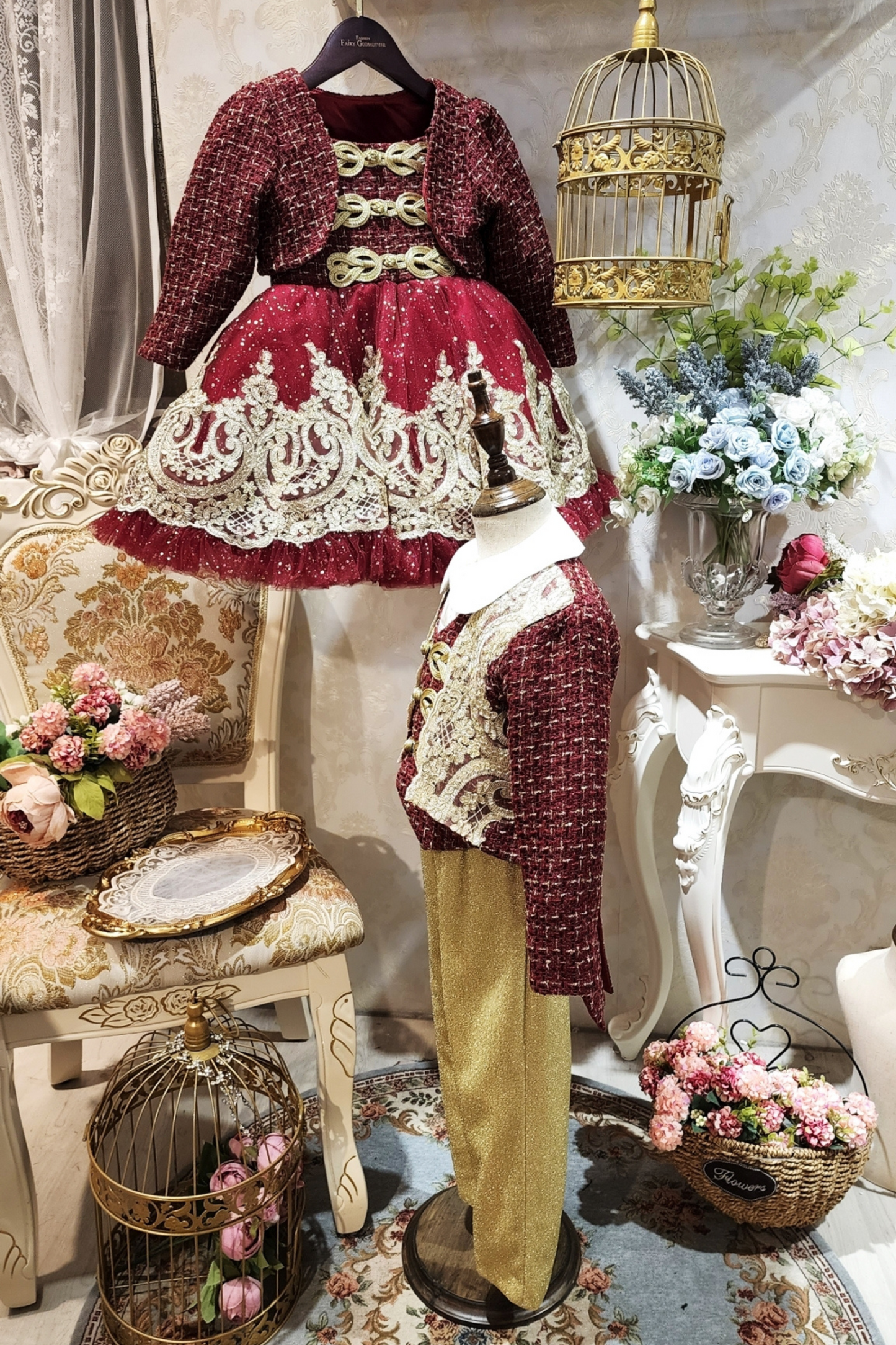 Nutcracker Boy Set (Jacket + Vest + Trousers)
