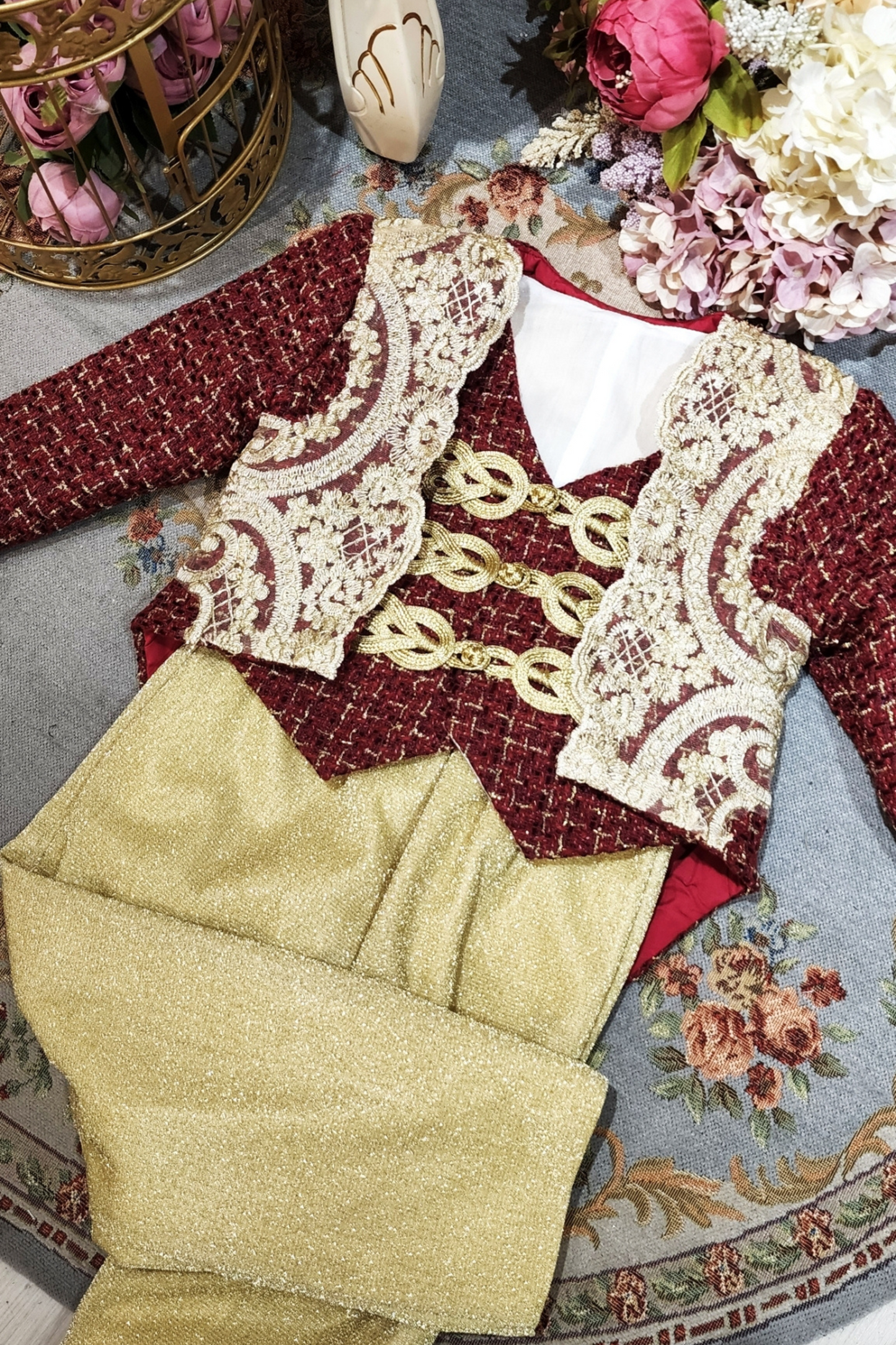 Nutcracker Boy Set (Jacket + Vest + Trousers)
