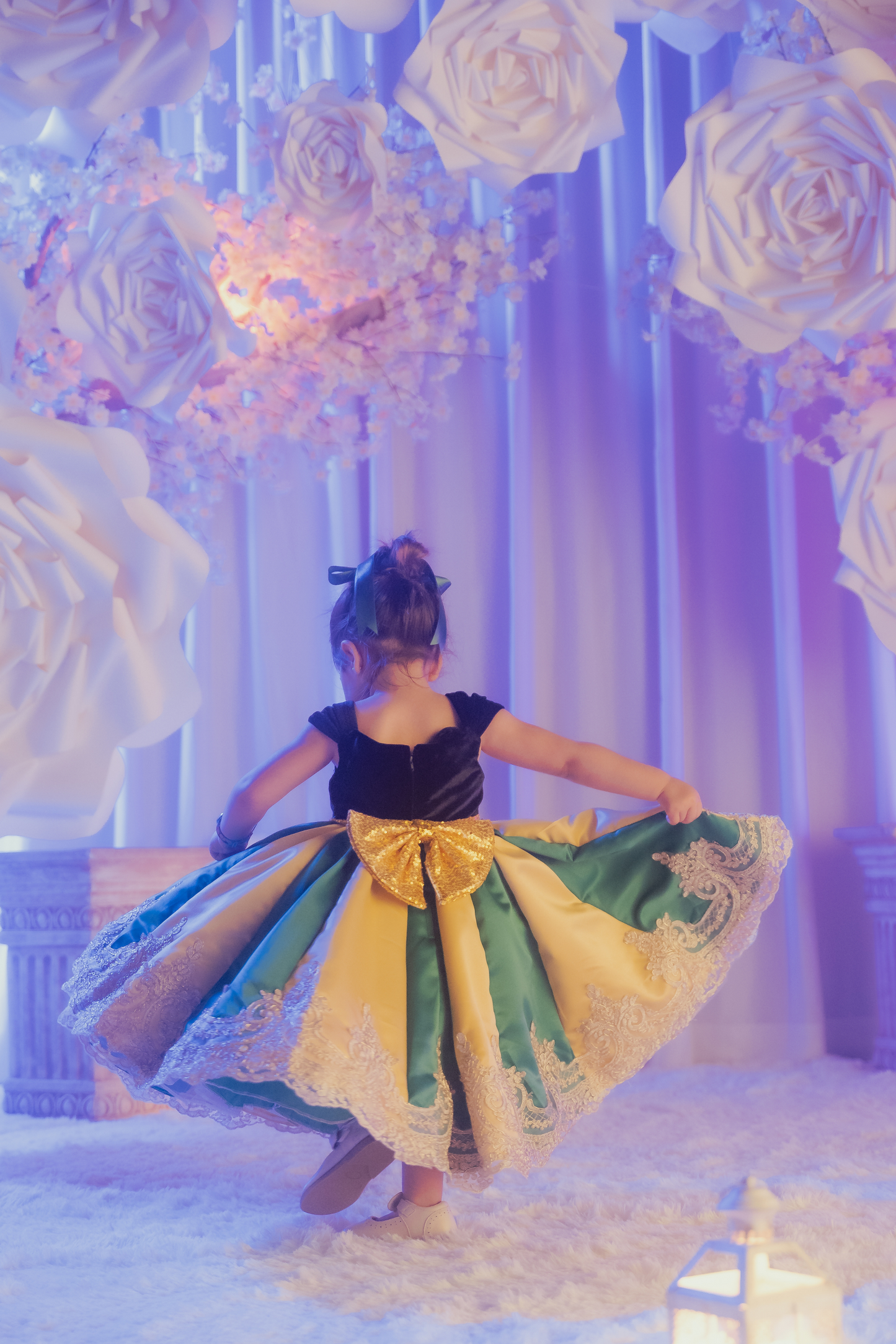 Anna Green & Gold Coronation Gown