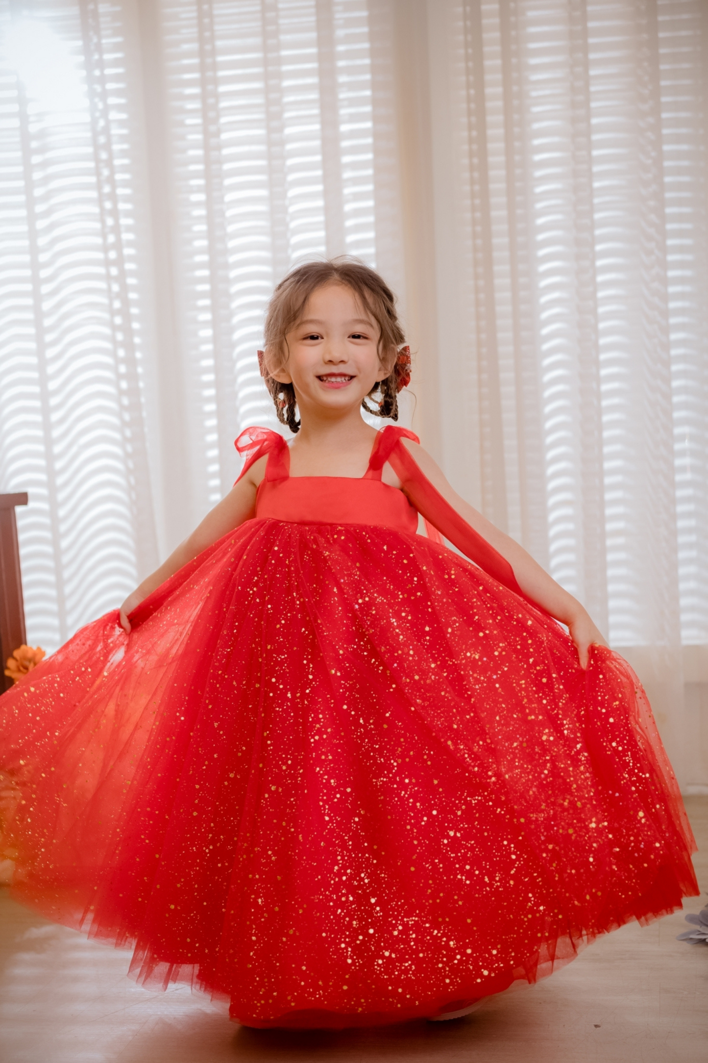 Red Celeste Oriental Bunny Set