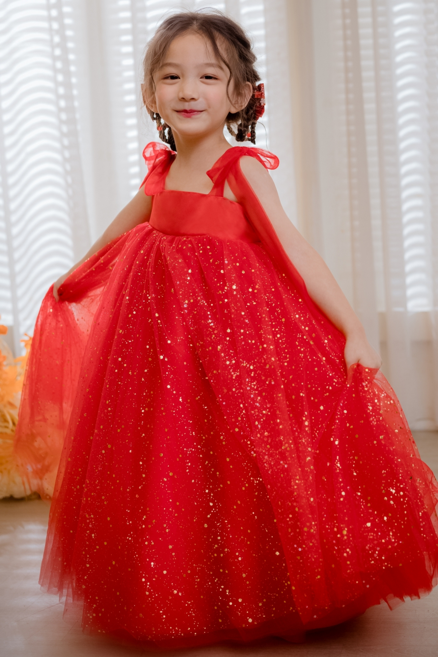 Red Celeste Oriental Bunny Set