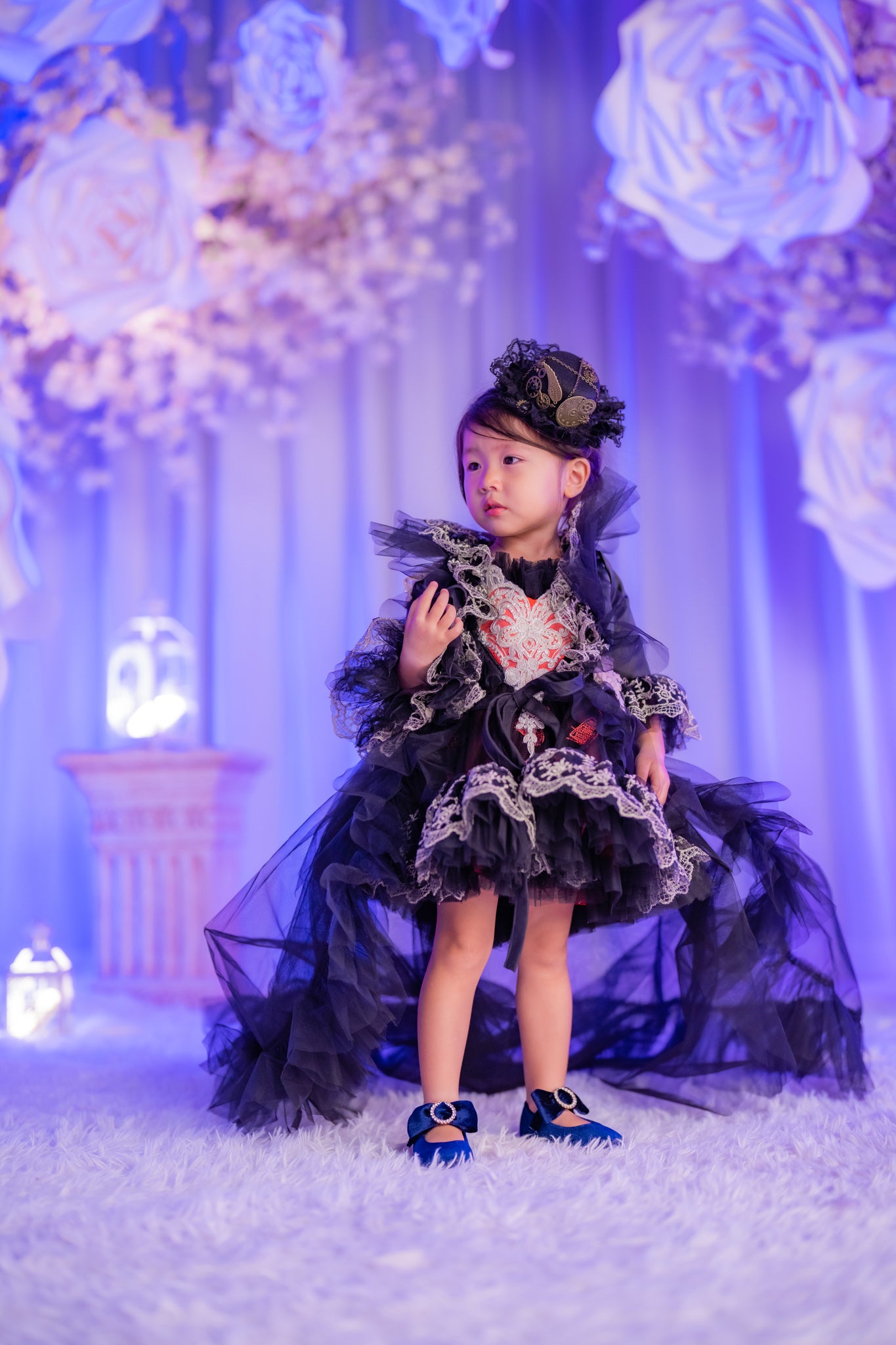 Queen of Hearts Red & Black Lace Set (Dress & Coat)