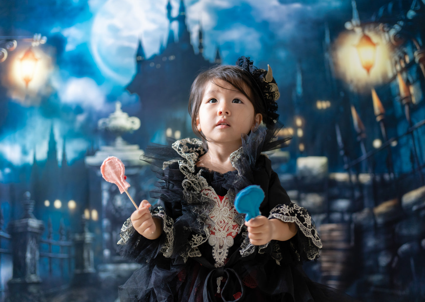 Queen of Hearts Red & Black Lace Set (Dress & Coat)