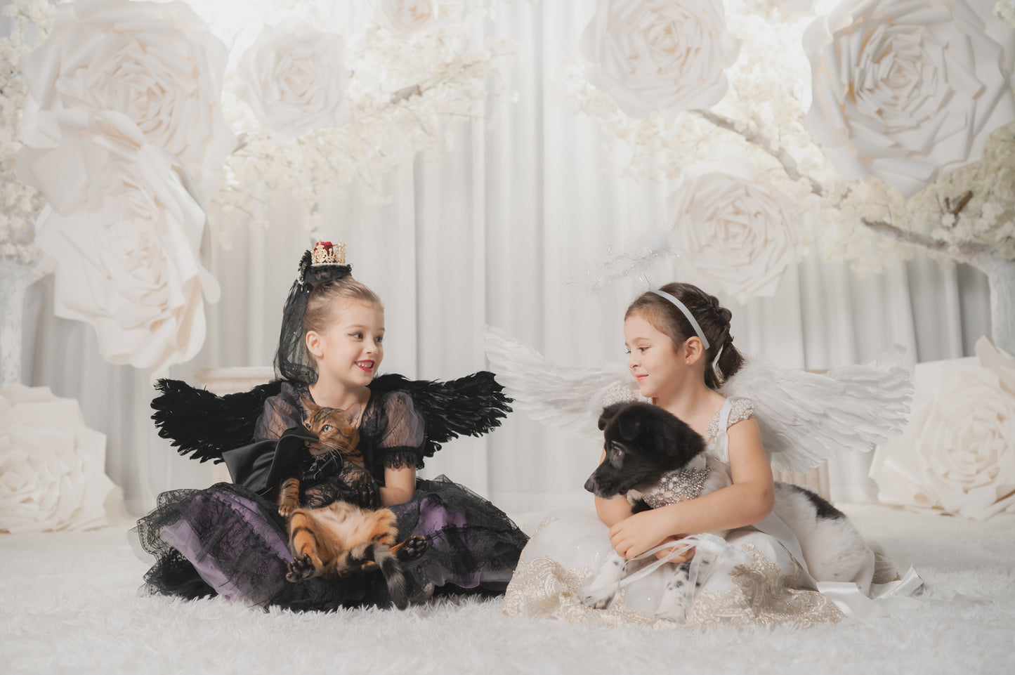 Little Witch Amelia - Purple & Black Lace Dress