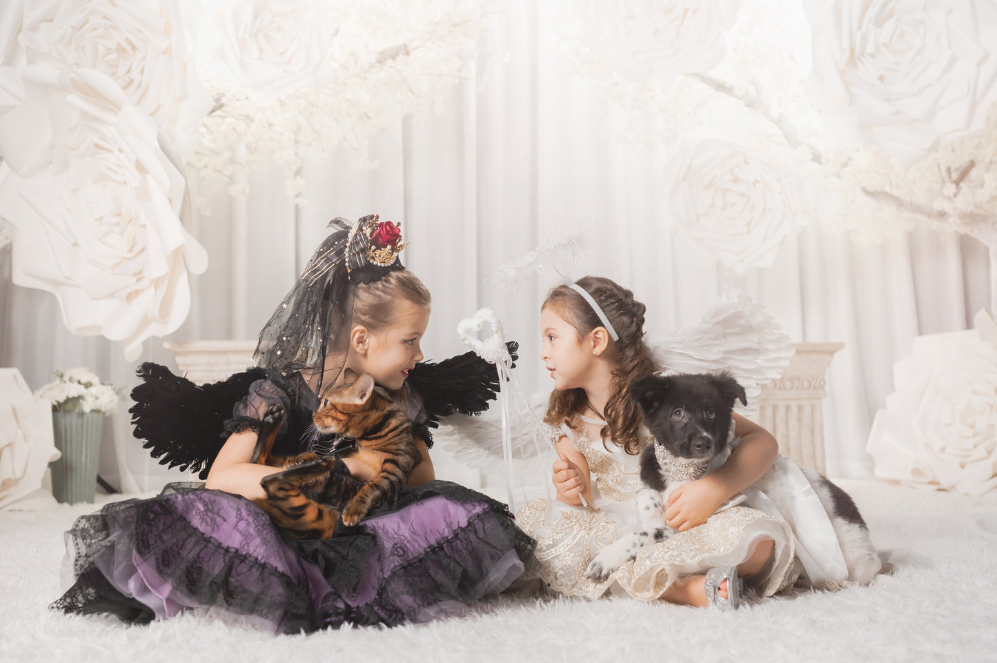 Little Witch Amelia - Purple & Black Lace Dress