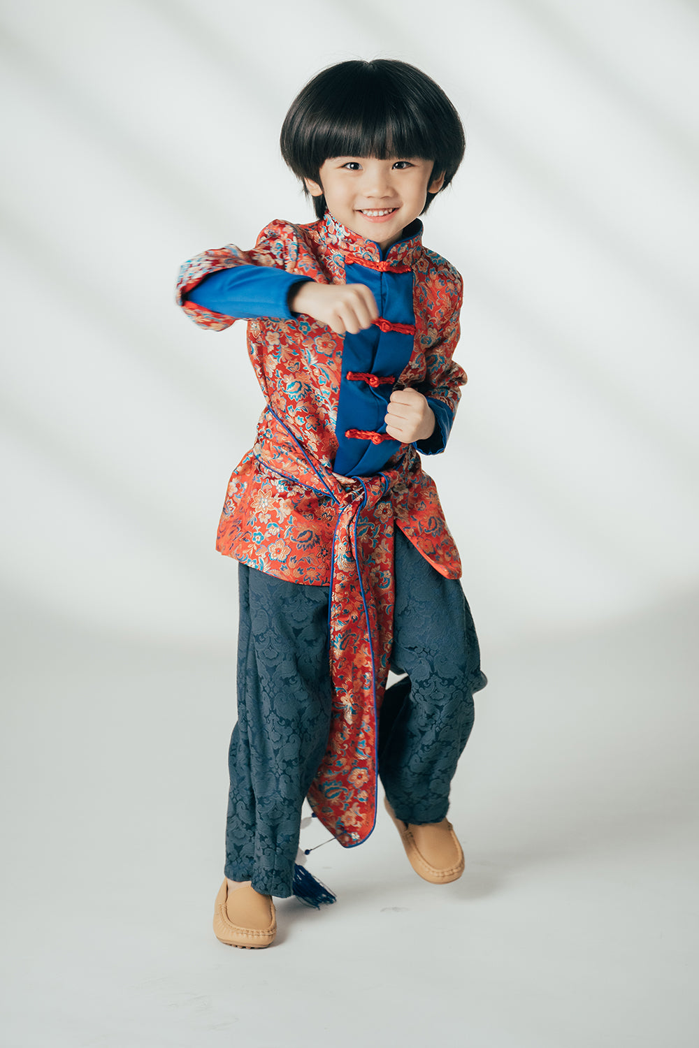 Prince Calaf Oriental Cheongsam Set (Jacket & Trousers)