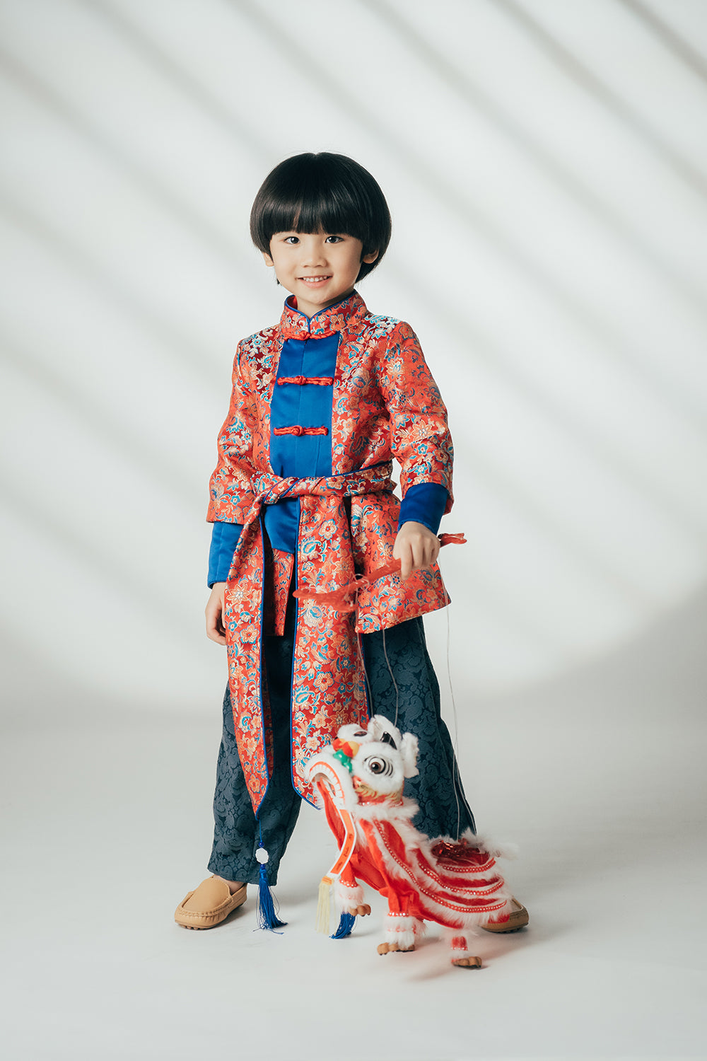 Prince Calaf Oriental Cheongsam Set (Jacket & Trousers)