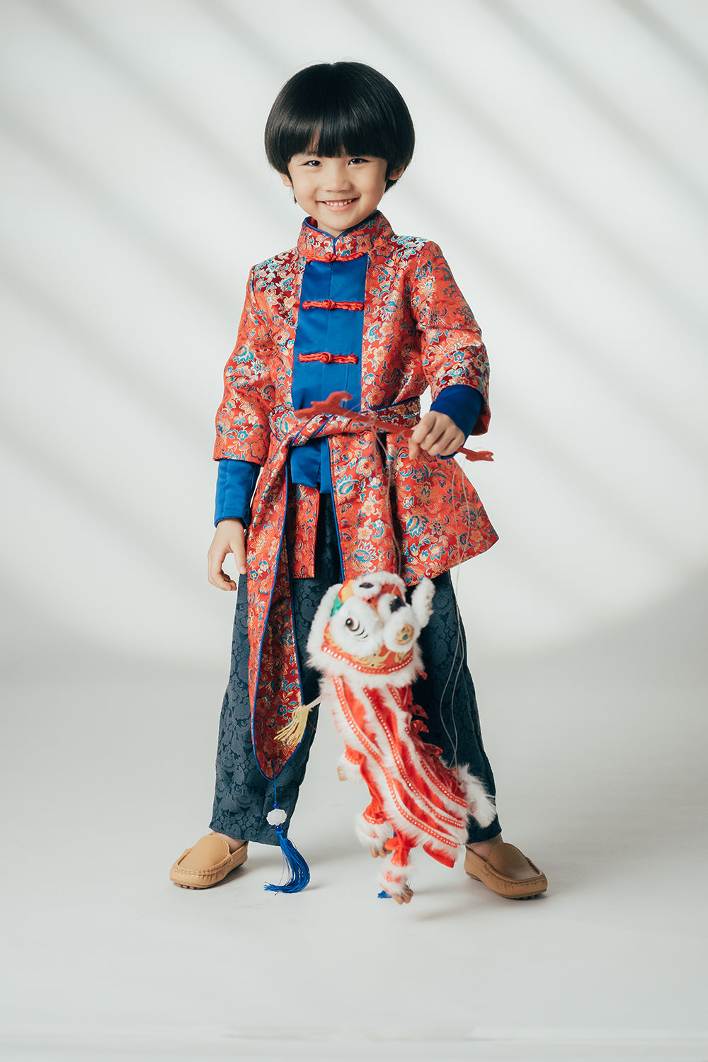 Prince Calaf Oriental Cheongsam Set (Jacket & Trousers)