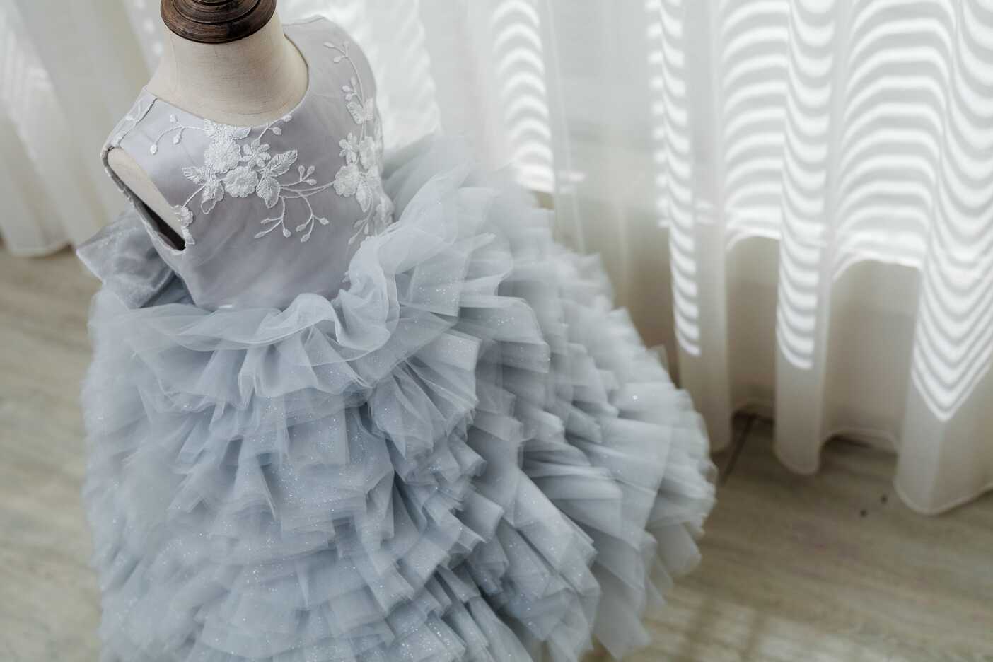 Gina Grey & Tulle Lace Gown