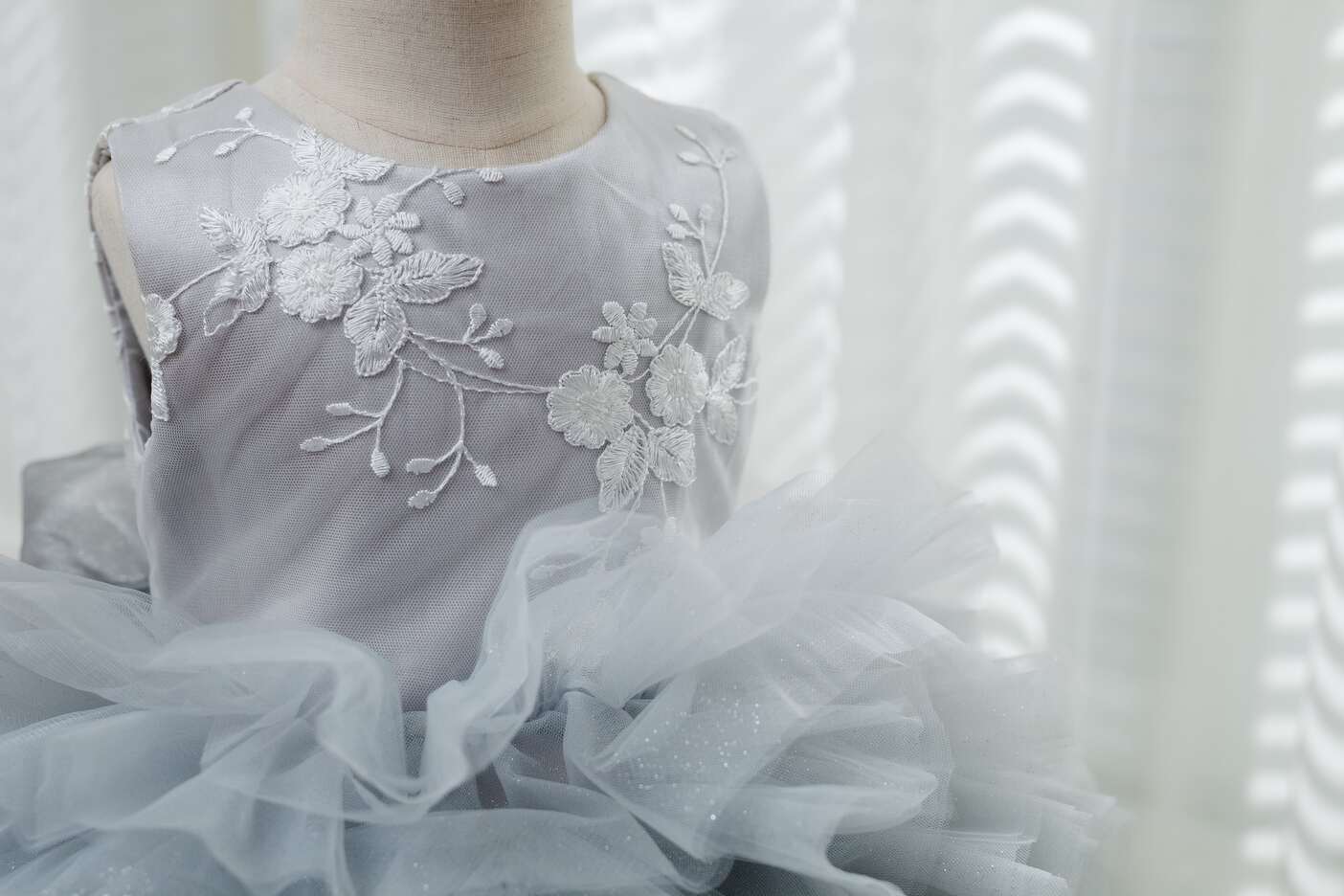 Gina Grey & Tulle Lace Gown