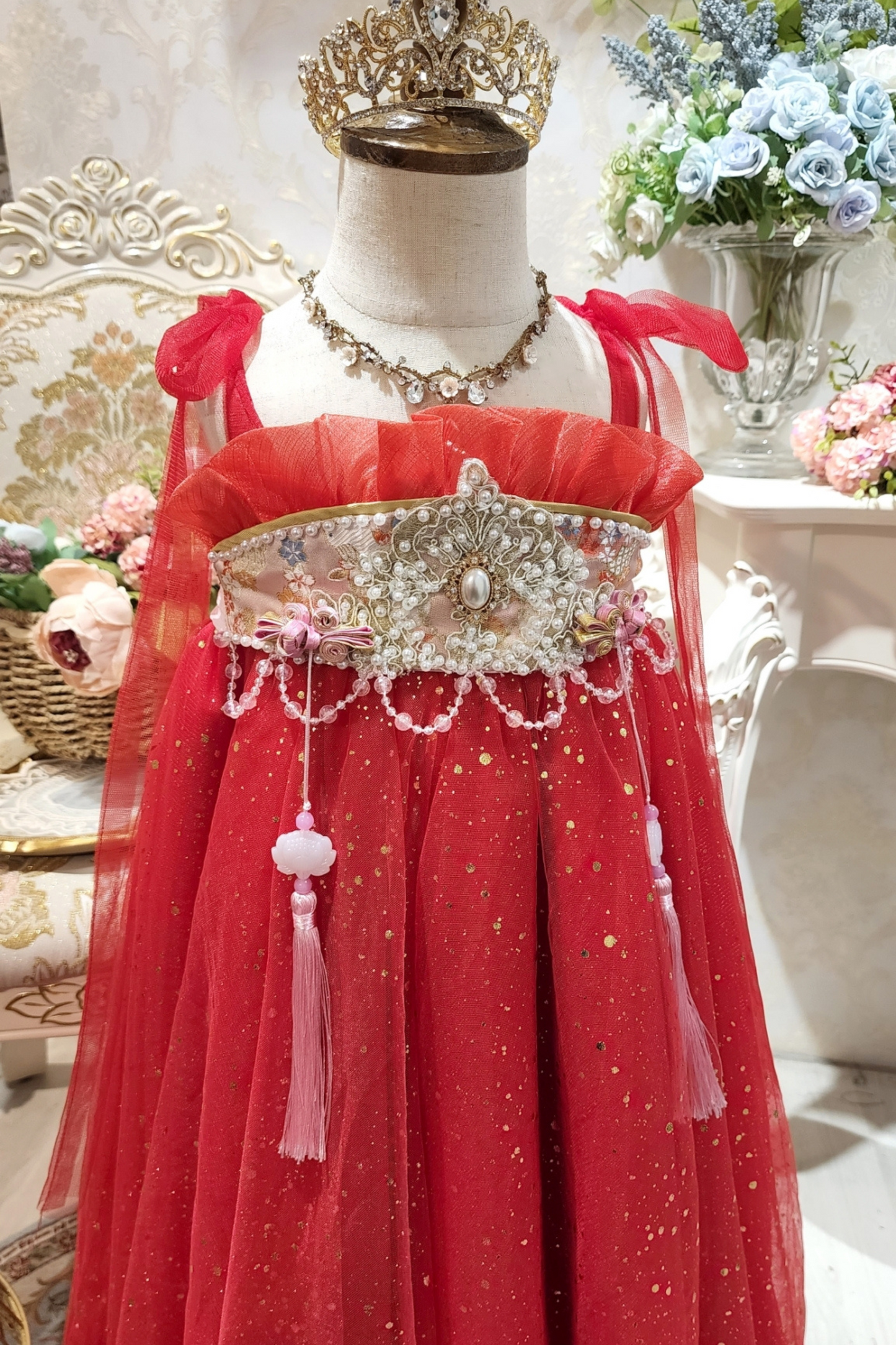 Pink Celeste Oriental Bunny Set
