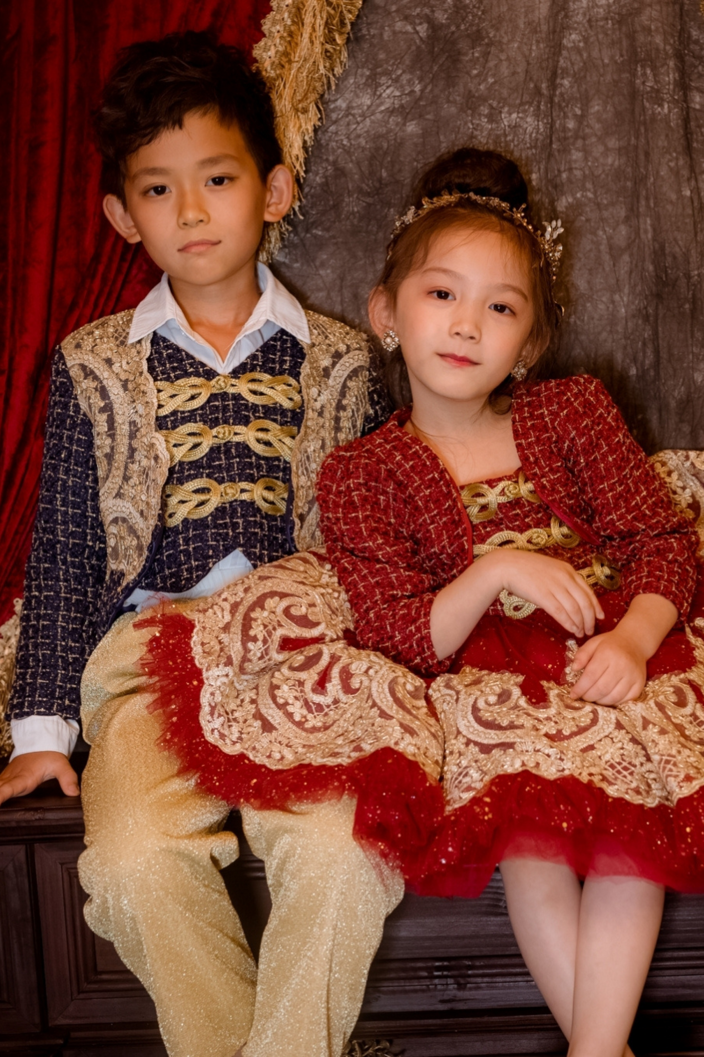 Nutcracker Boy Set (Jacket + Vest + Trousers)