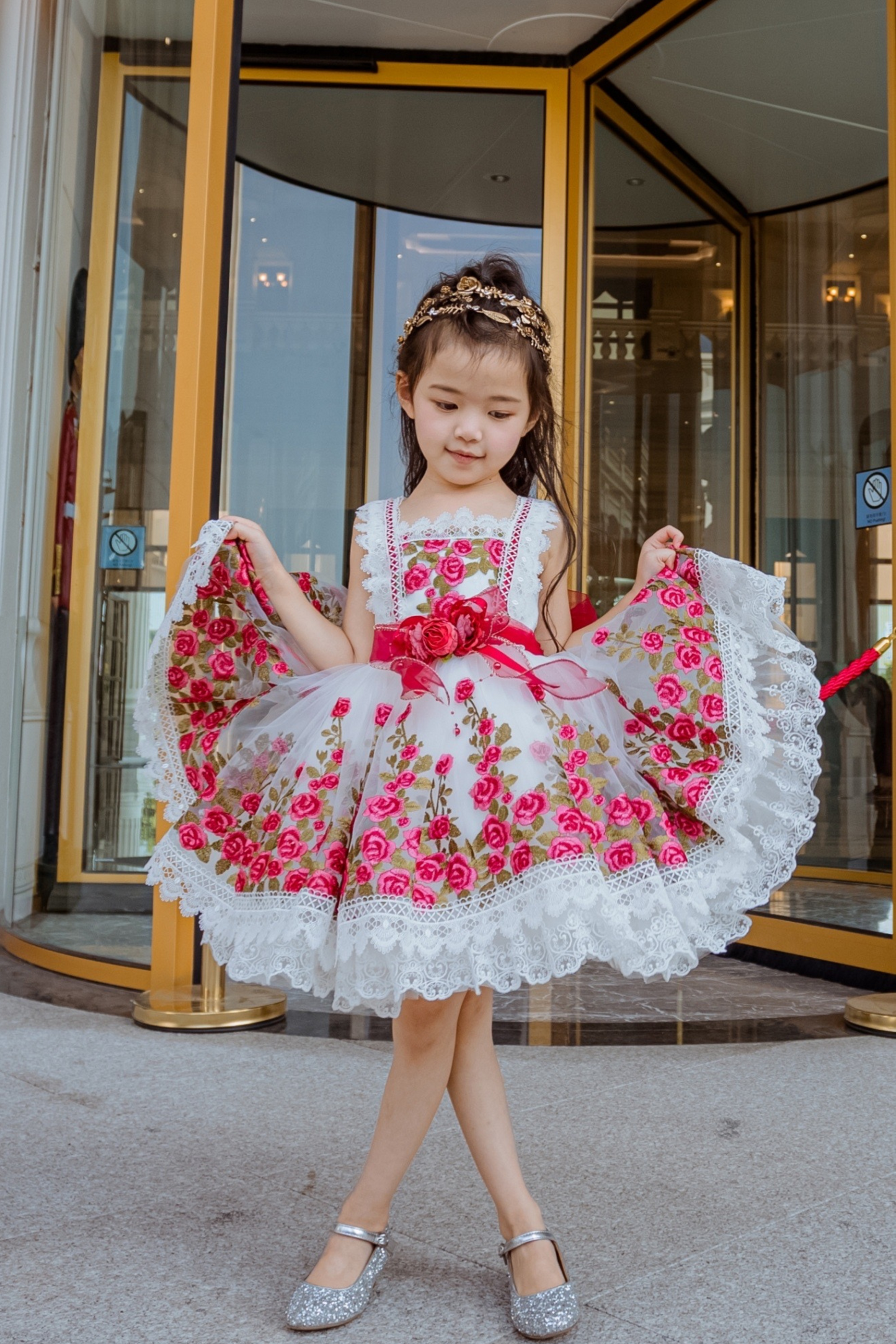 Tudor Rose Set (Dress + Jacket)