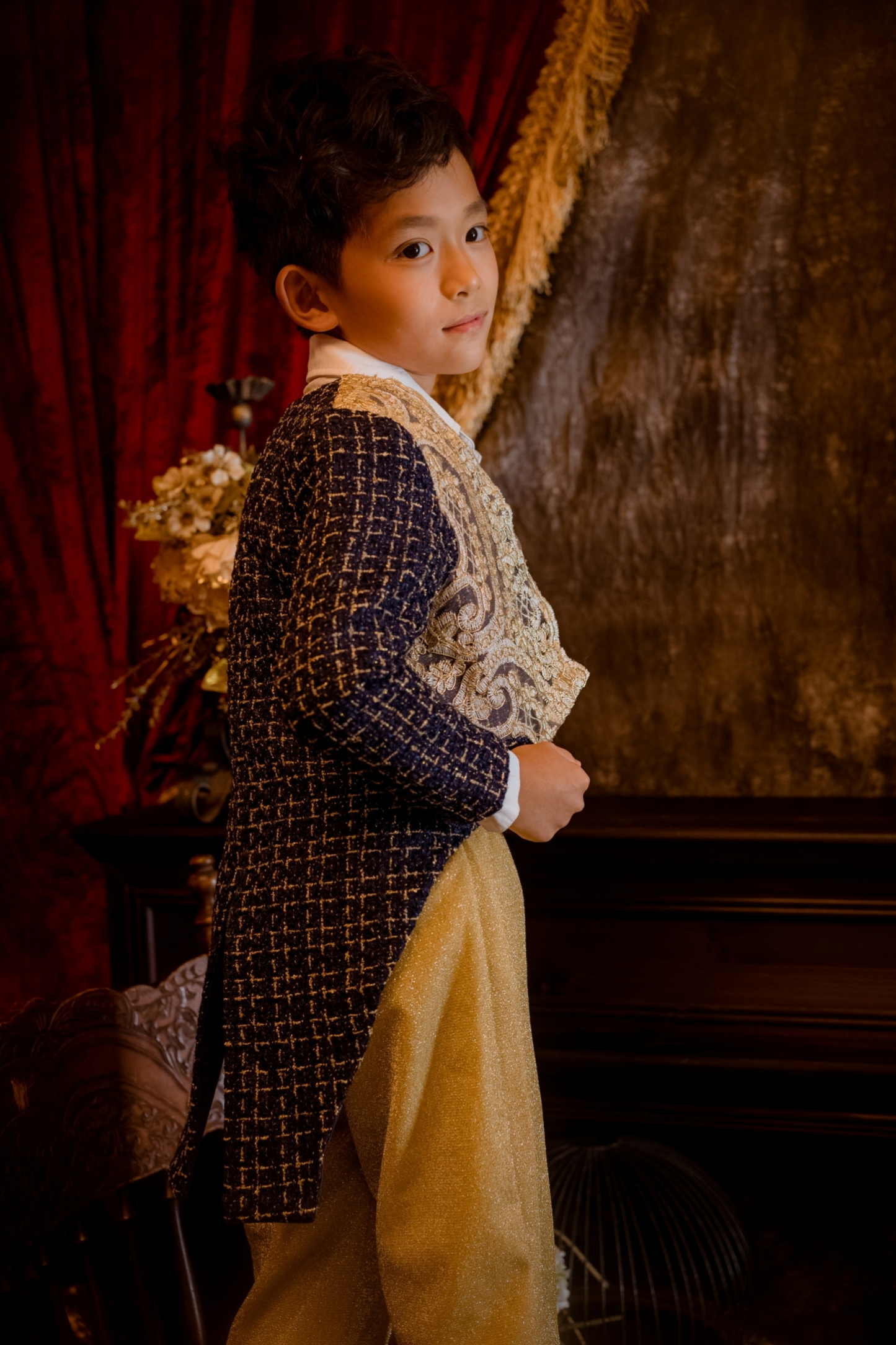 Nutcracker Boy Set (Jacket + Vest + Trousers)
