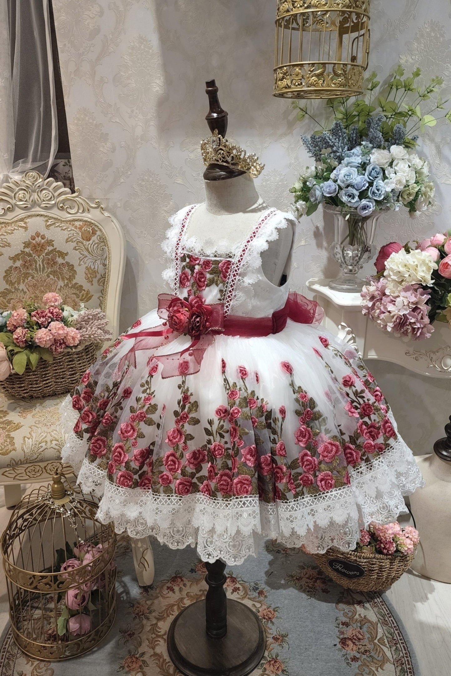Tudor Rose Set (Dress + Jacket)