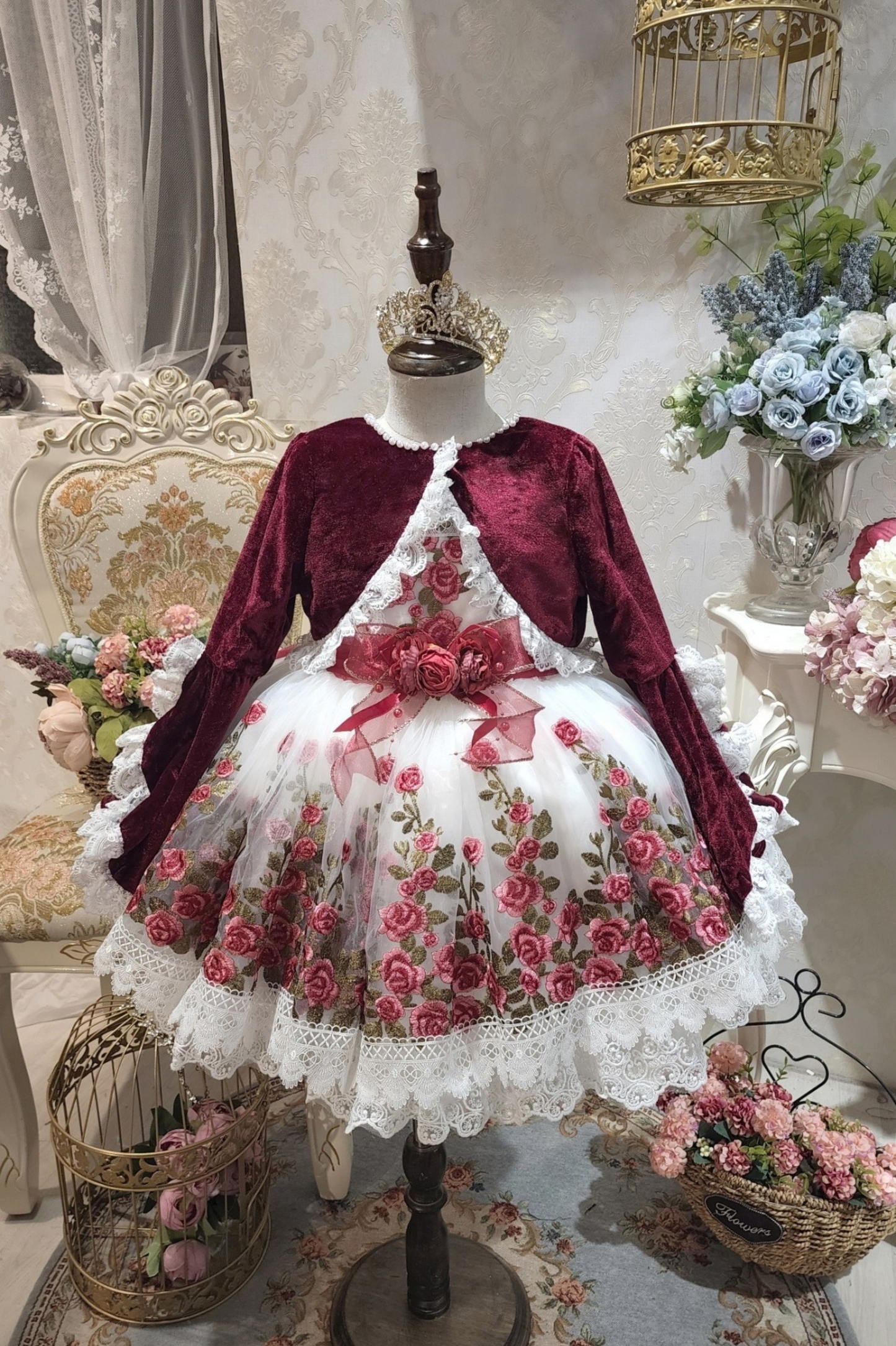 Tudor Rose Set (Dress + Jacket)