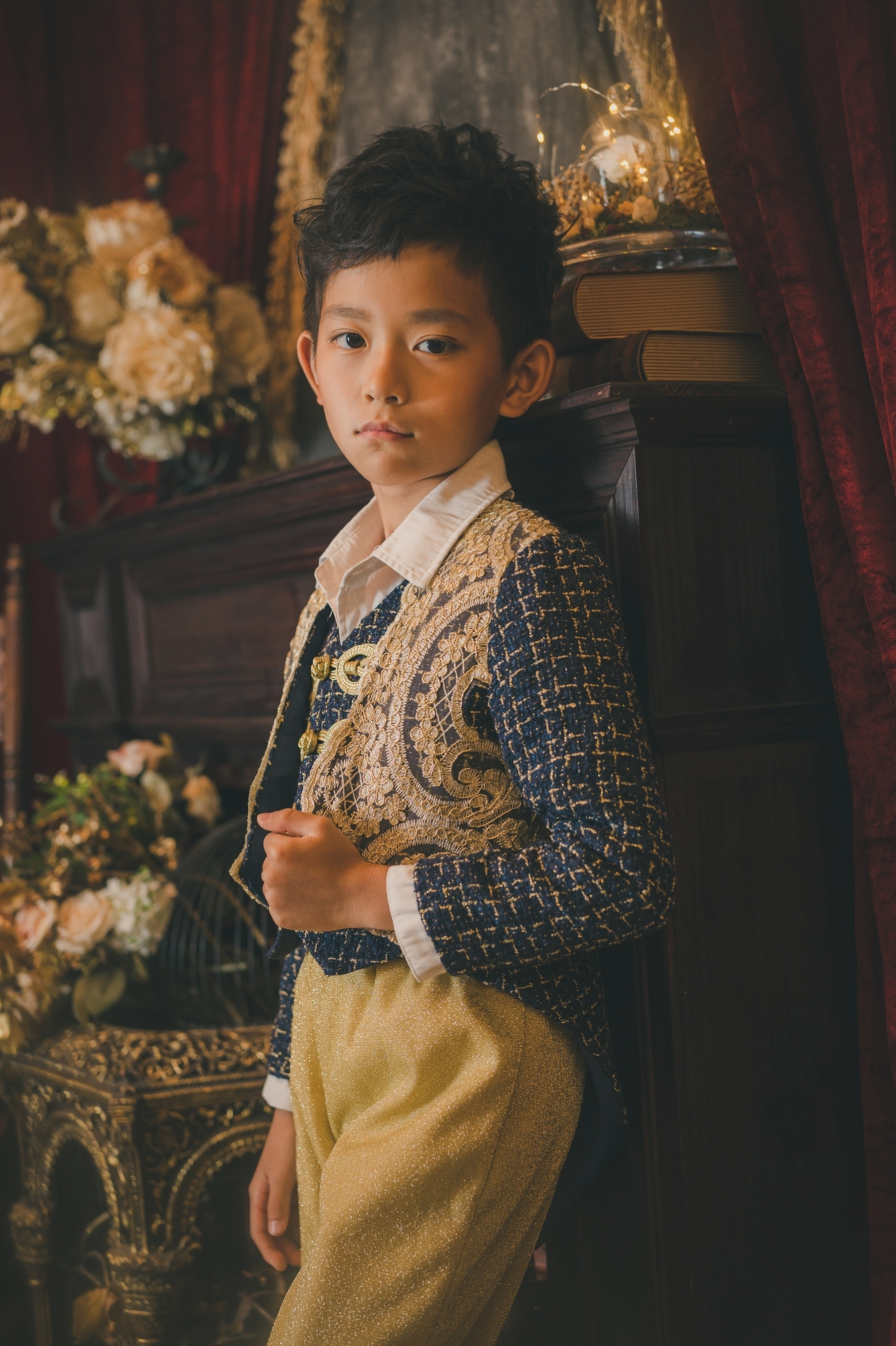 Nutcracker Boy Set (Jacket + Vest + Trousers)