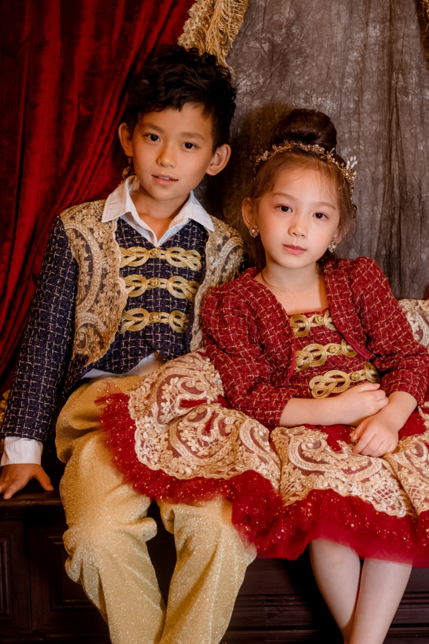 Nutcracker Boy Set (Jacket + Vest + Trousers)
