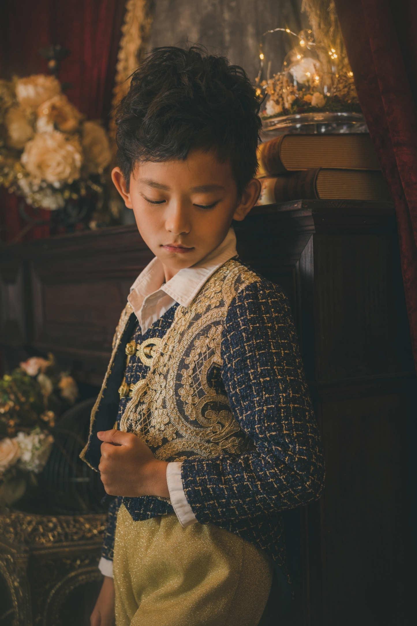Nutcracker Boy Set (Jacket + Vest + Trousers)