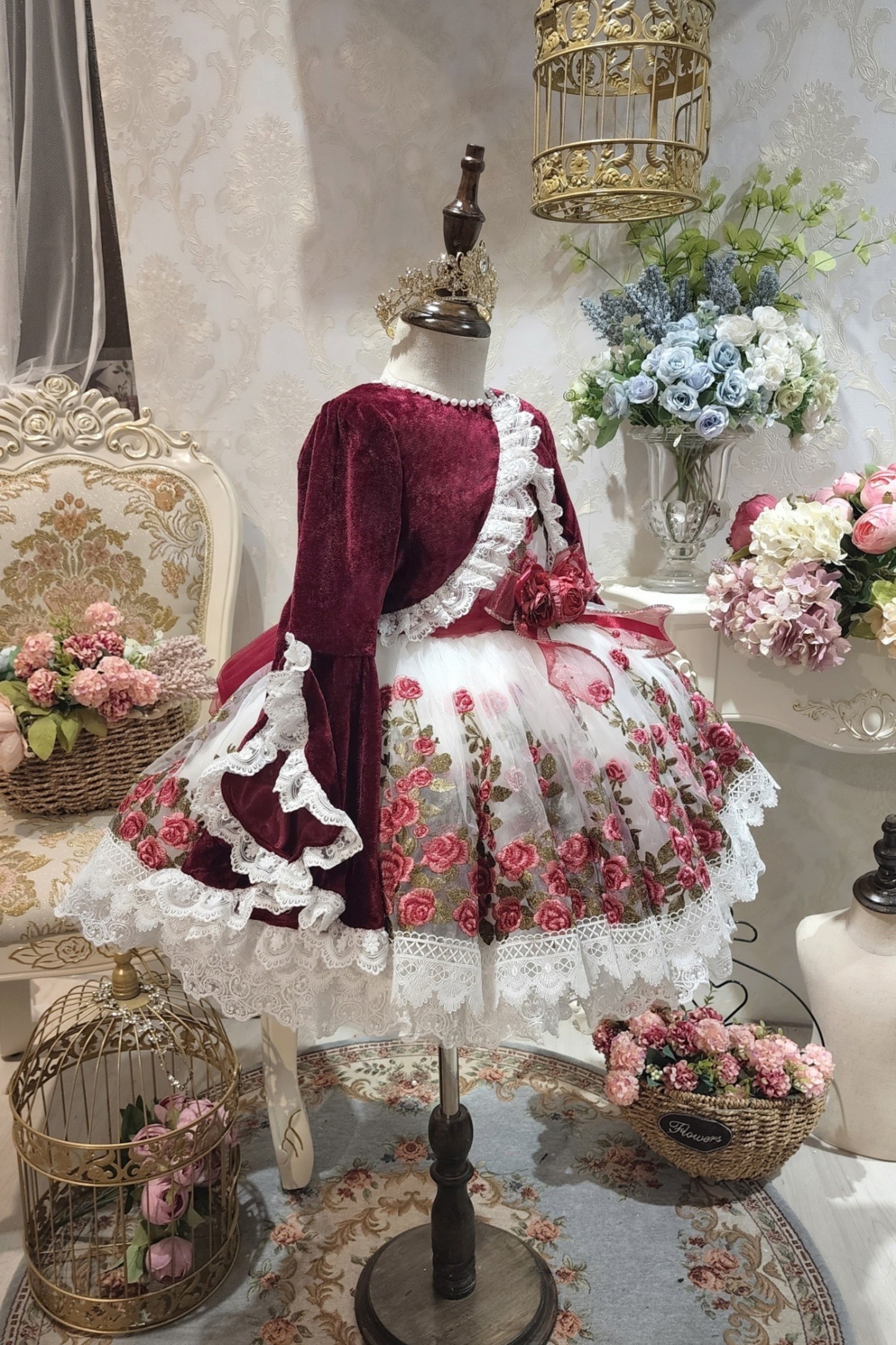 Tudor Rose Set (Dress + Jacket)