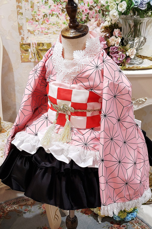 Nezuko Kimono Set - The Demon Slayer