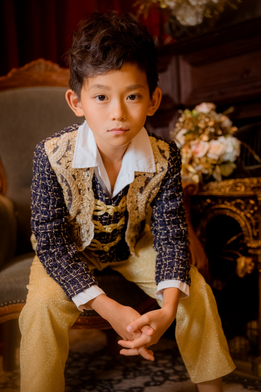 Nutcracker Boy Set (Jacket + Vest + Trousers)