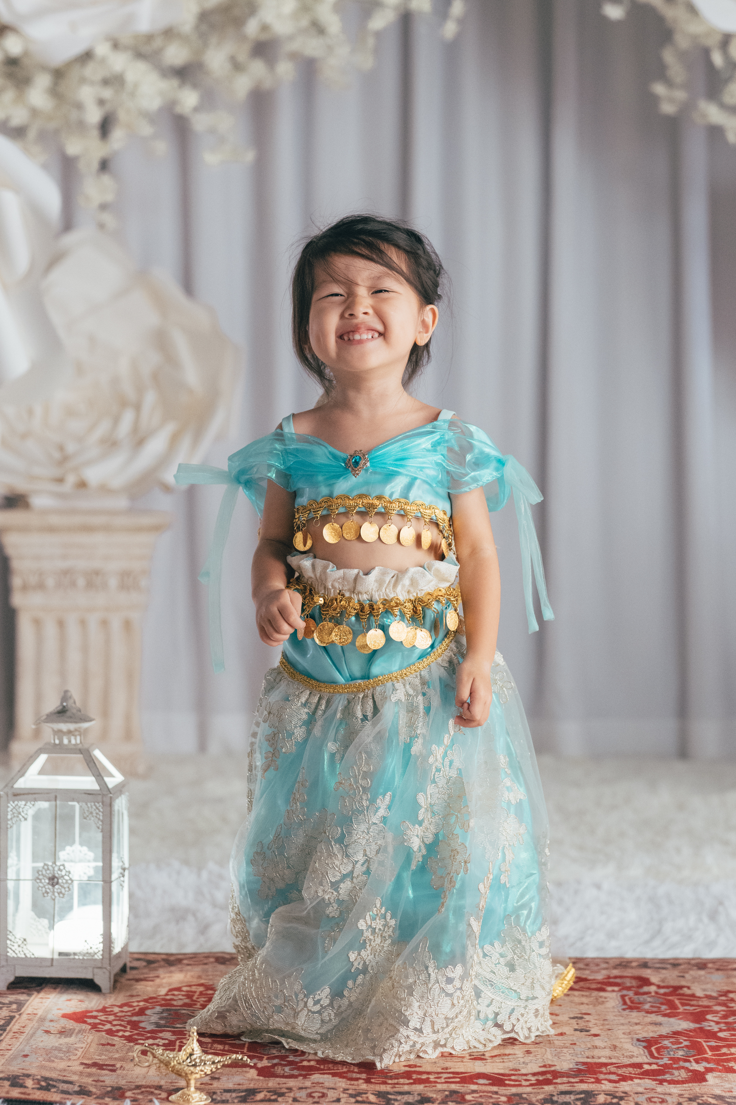 Princess Jasmine Top, Trousers & Veil Set