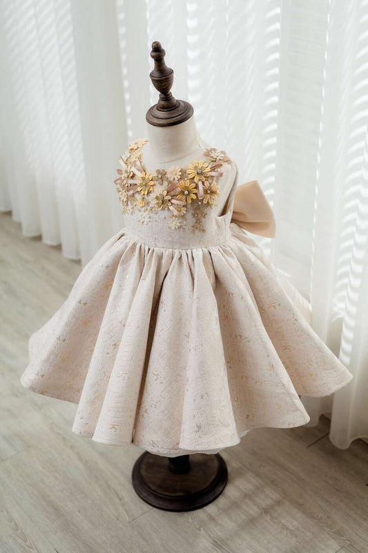 Daisy Gold Floral Dress