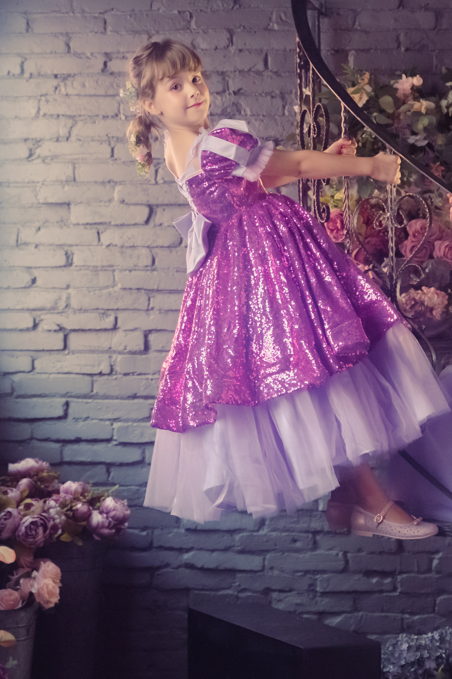 Rapunzel 2024 purple dress