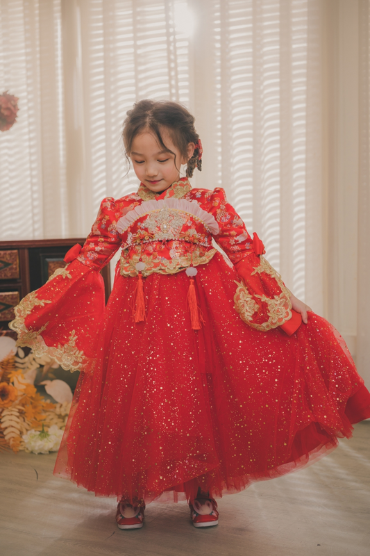 Red Celeste Oriental Bunny Set