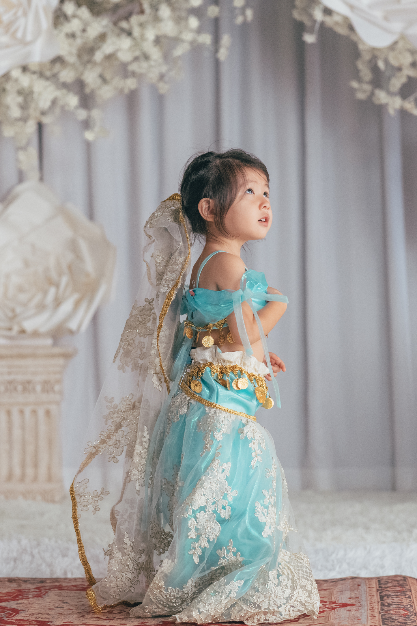 Princess Jasmine Top, Trousers & Veil Set