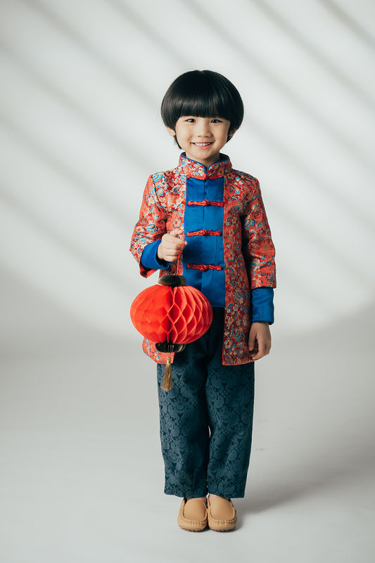 Prince Calaf Oriental Cheongsam Set (Jacket & Trousers)