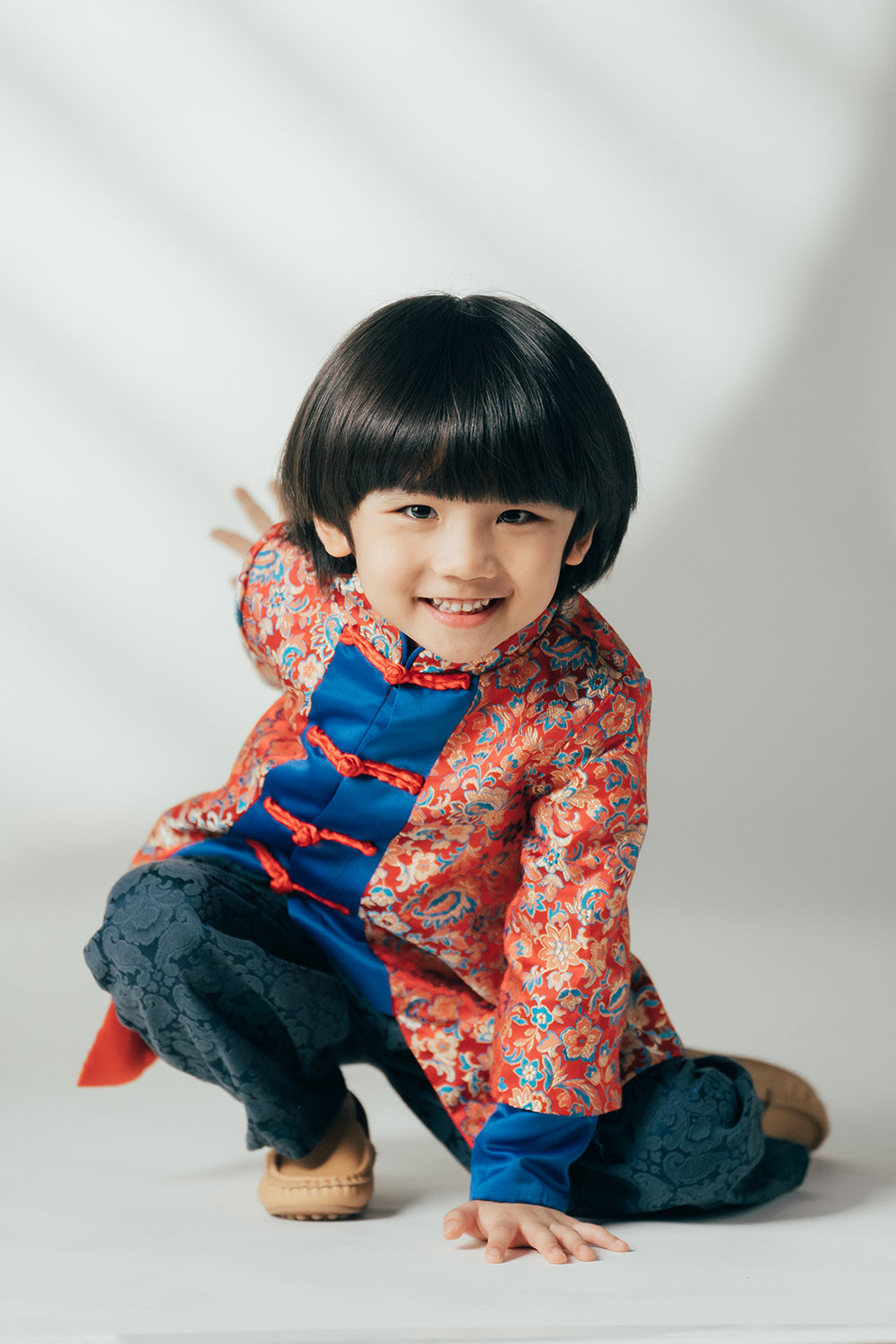 Prince Calaf Oriental Cheongsam Set (Jacket & Trousers)