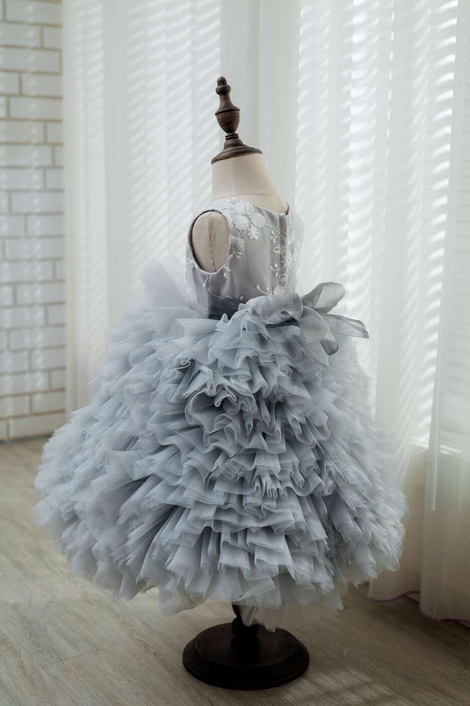 Gina Grey & Tulle Lace Gown