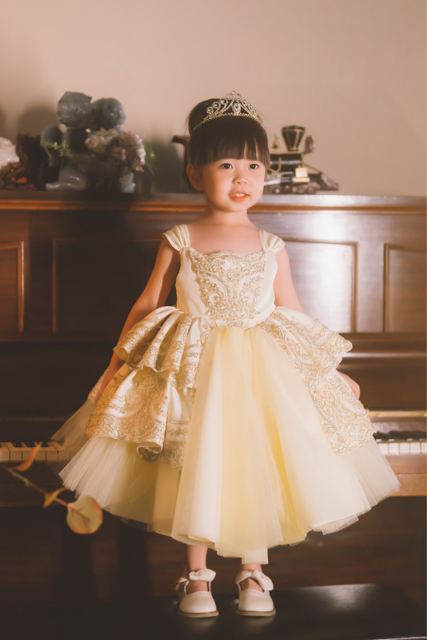 Belle Yellow & Gold Gown