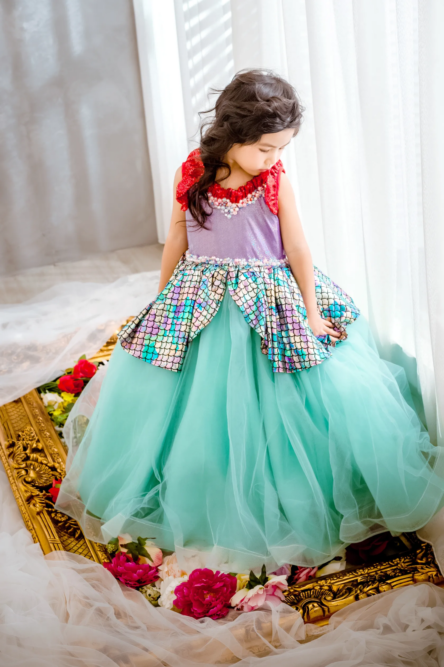 Ariel Purple & Green Gown princessprojectco Ariel Purple & Green Gown princessprojectco