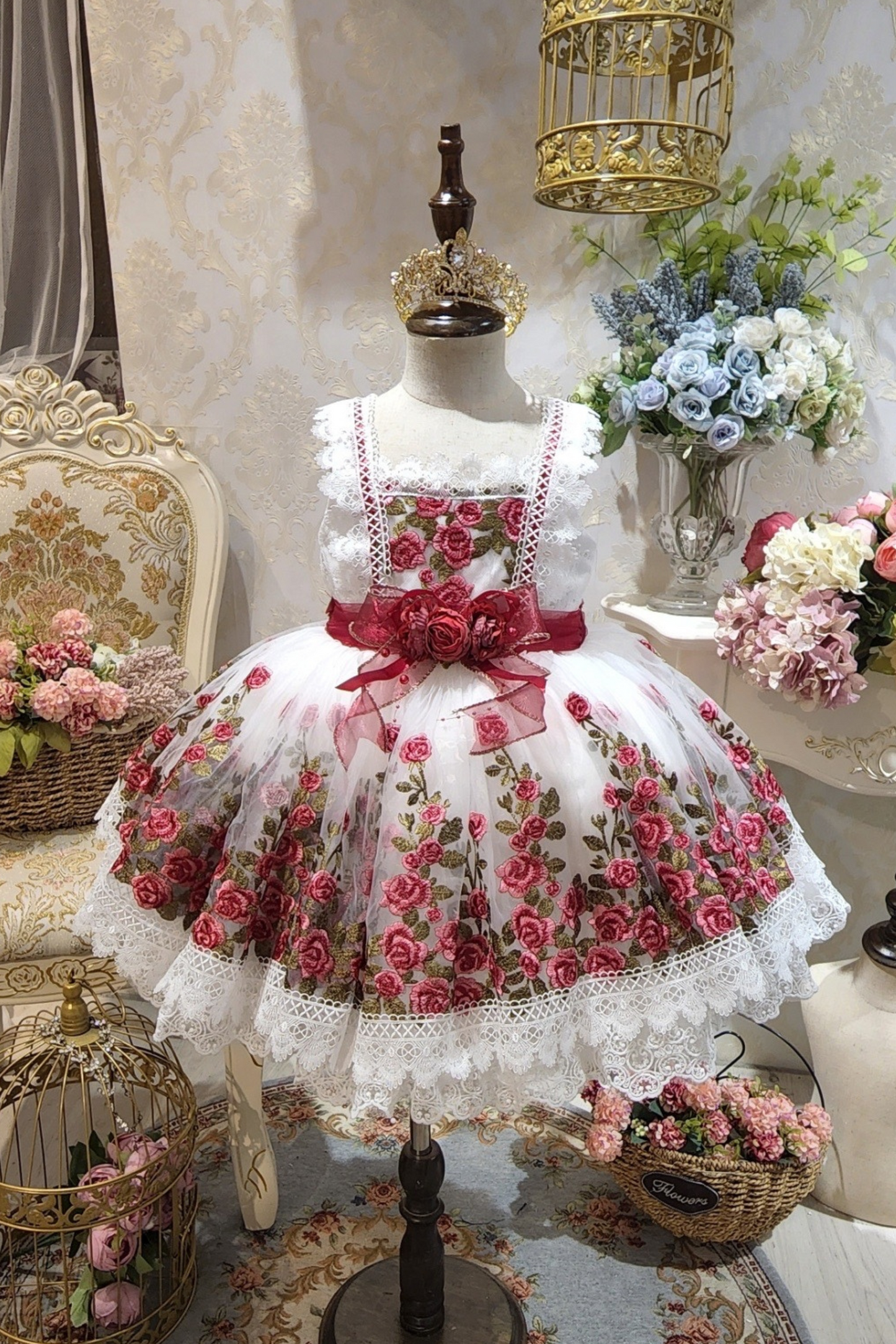 Tudor Rose Set (Dress + Jacket)