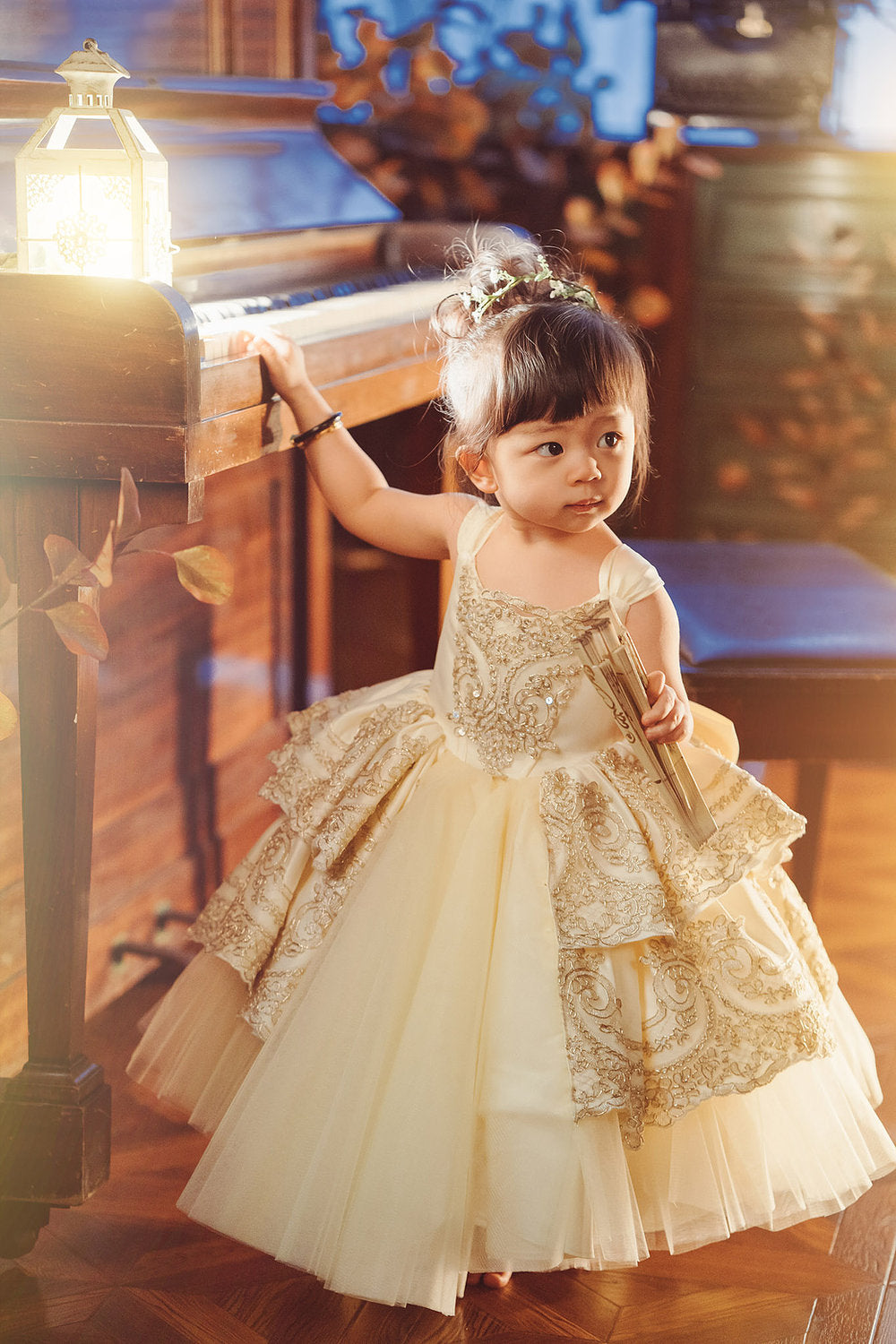 Belle Yellow & Gold Gown