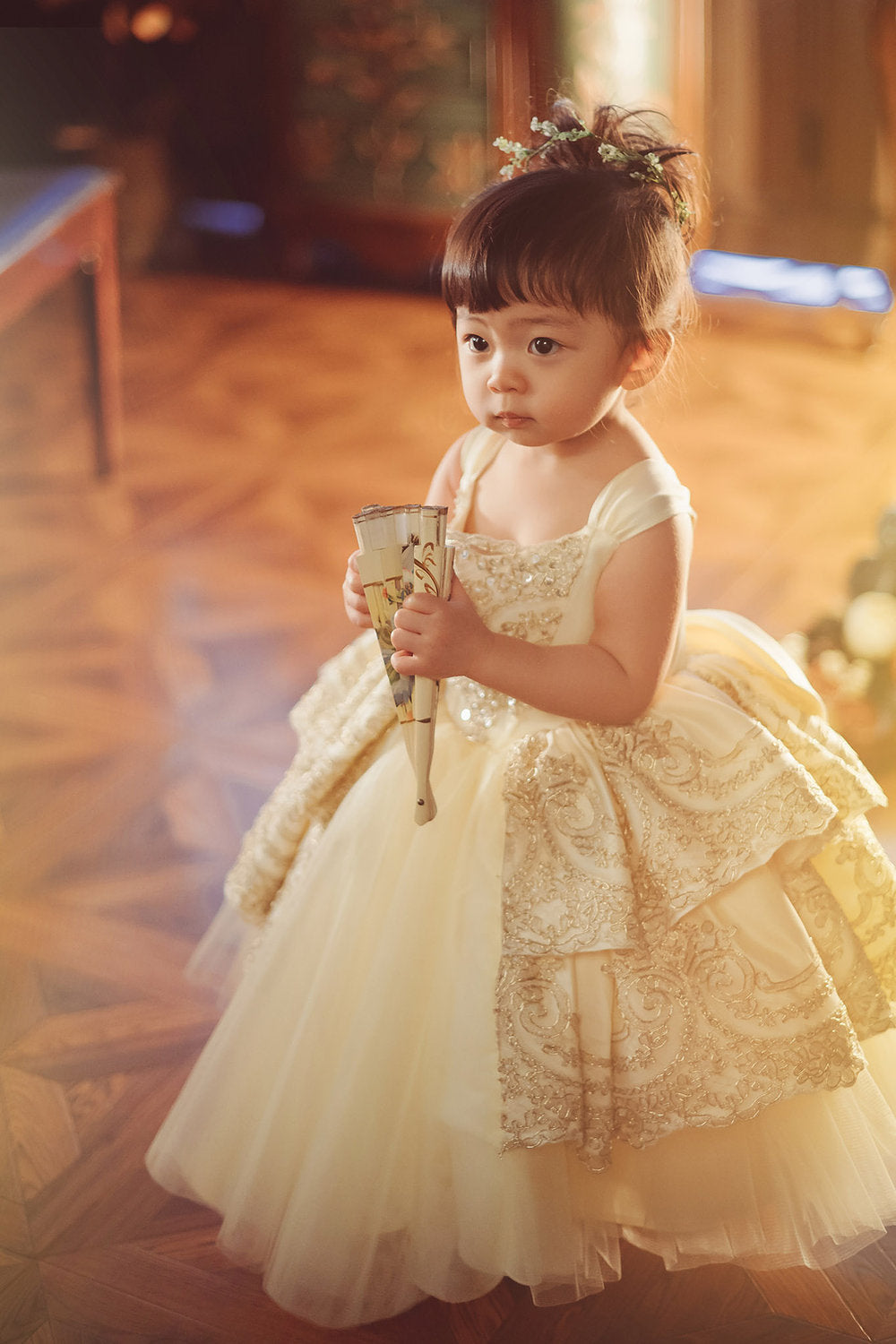 Belle Yellow & Gold Gown